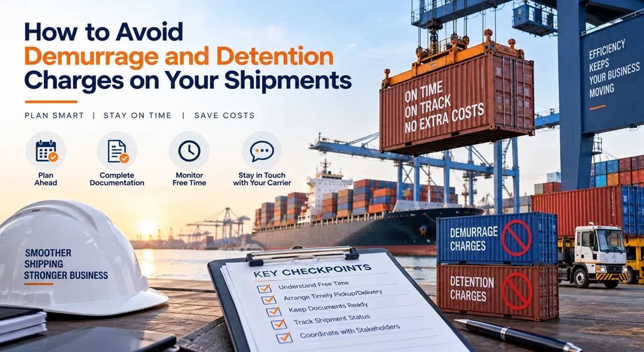 How to Avoid Demurrage and Detention Charges on Your Shipments