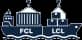 Container ship carrying FCL and LCL containers icon